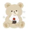 Эмодзи Telegram «teddys christmas» 🍙