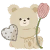 Telegram emoji «teddys christmas» 💐