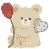 Telegram emojisi «teddys christmas» 💐