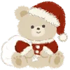 Эмодзи teddys christmas 🎅