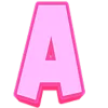 Эмодзи Розовый шрифт ☺️
