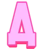 Емодзі Розовый шрифт 😁