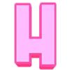 Розовый шрифт emoji 😳