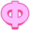 Розовый шрифт emoji 😜