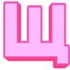 Розовый шрифт emoji 😔