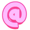 Telegram emojisi «Розовый шрифт» 😁
