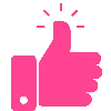 Розовый шрифт emoji 👍