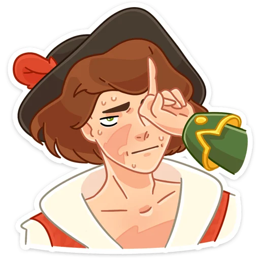 Telegram Sticker «Роджер» 🖕