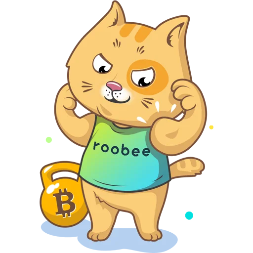 Telegram stiker «Roobee» 💪