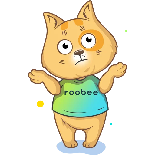 Telegram Sticker «Roobee» 🤷‍♂️