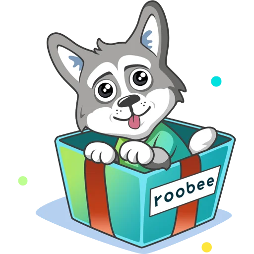 Telegram Sticker «Roobee» 🎁
