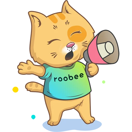 Telegram Sticker «Roobee» 📣