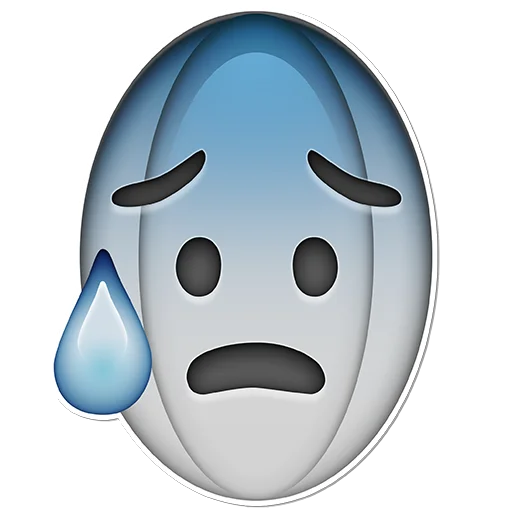 Rugby Emoji emoji 😰