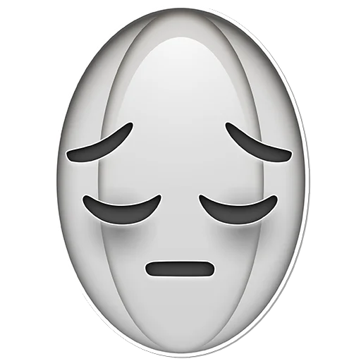 Стікер Telegram «Rugby Emoji» 😔