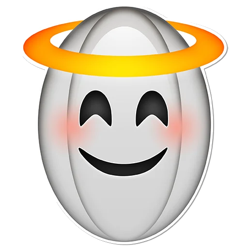 Telegram stiker «Rugby Emoji» 😇