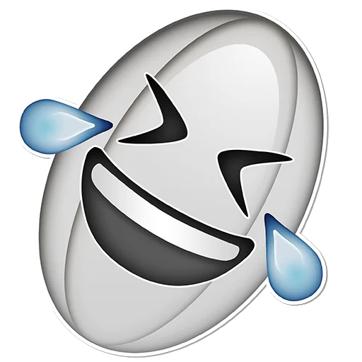 Rugby Emoji emoji 🤣