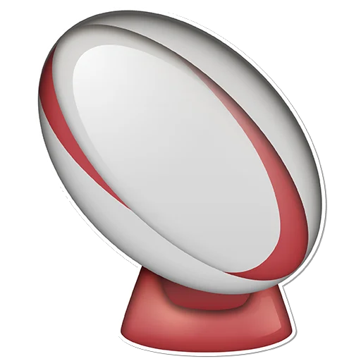 Стікер Rugby Emoji 🏉