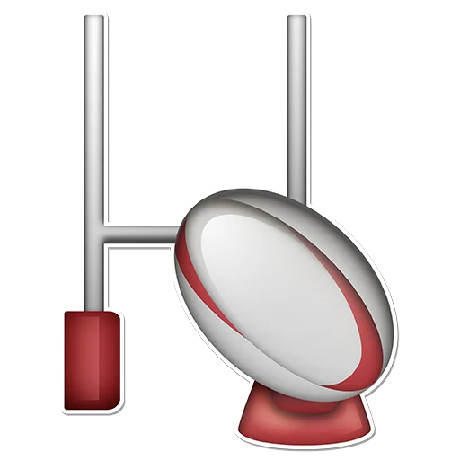 Rugby Emoji sticker 👊