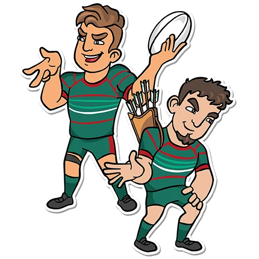Rugby-jumble stiker 🏹