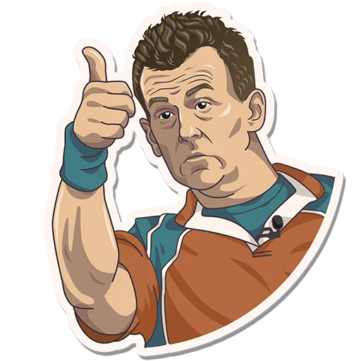 Telegram Sticker «Rugby Stars» 👍