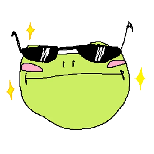 Емодзі cursed frog Runta!! (runtadesu) 😎