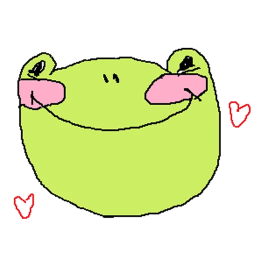 Емодзі cursed frog Runta!! (runtadesu) ☺️
