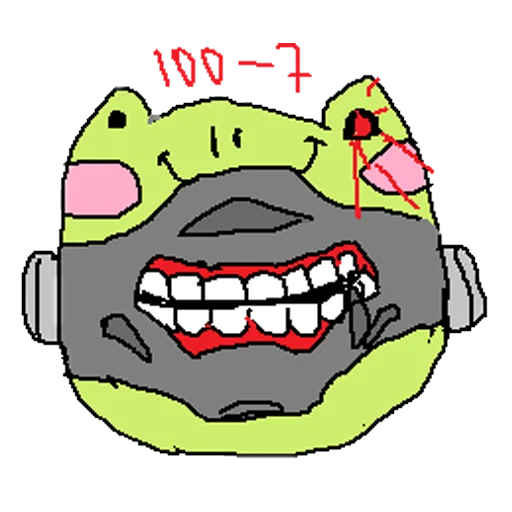 Telegram Sticker «cursed frog Runta!! (runtadesu)» 🥵