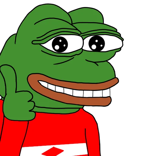 Red-White Pepe emoji 👍