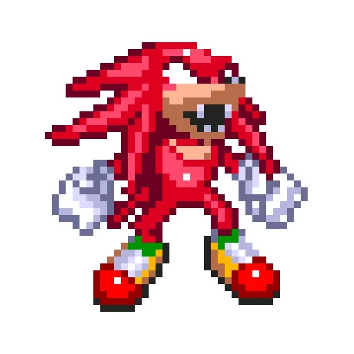 Sonic 3 & Knuckes - Knuckles sticker 😠