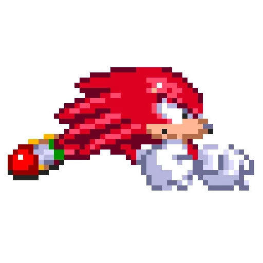 Sonic 3 & Knuckes - Knuckles stiker 🙂