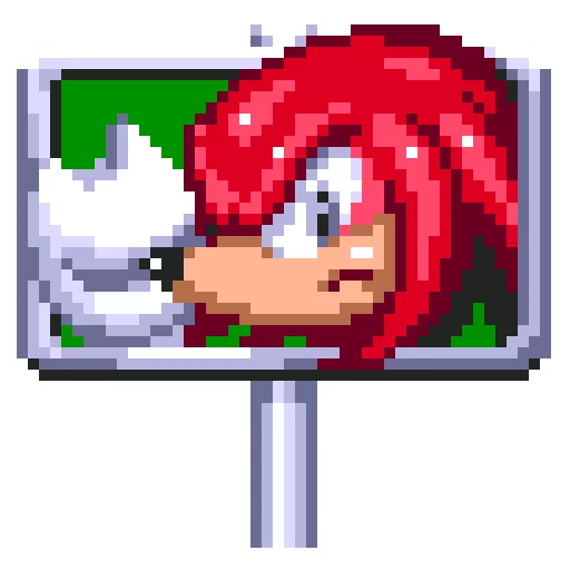 Sonic 3 & Knuckes - Knuckles stiker ✊️