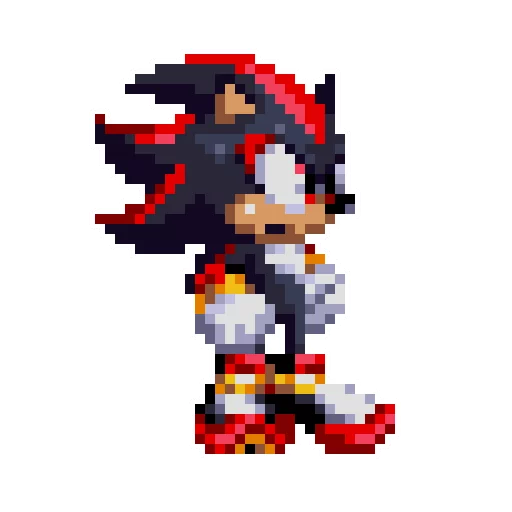 Telegram Sticker «Sonic 3 & Knuckles - Shadow» 😠