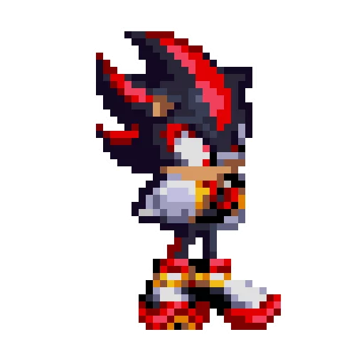 Sonic 3 & Knuckles - Shadow sticker 🤔
