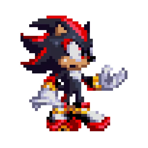 Sonic 3 & Knuckles - Shadow sticker 🖐
