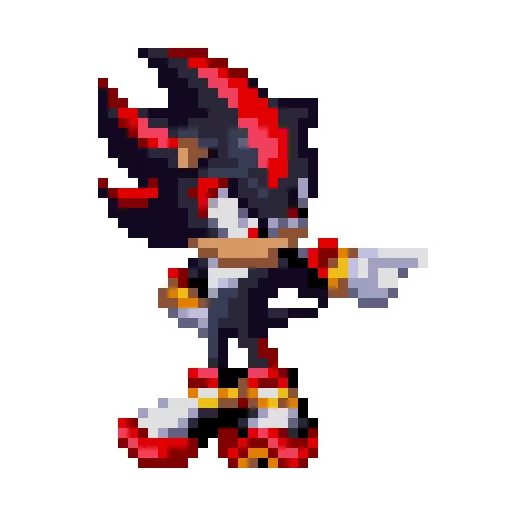 Sonic 3 & Knuckles - Shadow sticker 👈