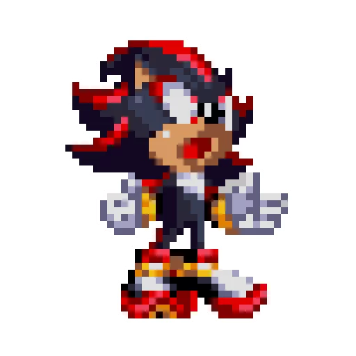 Эмодзи Sonic 3 & Knuckles - Shadow 🖐
