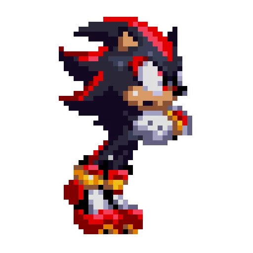 Telegram stiker «Sonic 3 & Knuckles - Shadow» 😠