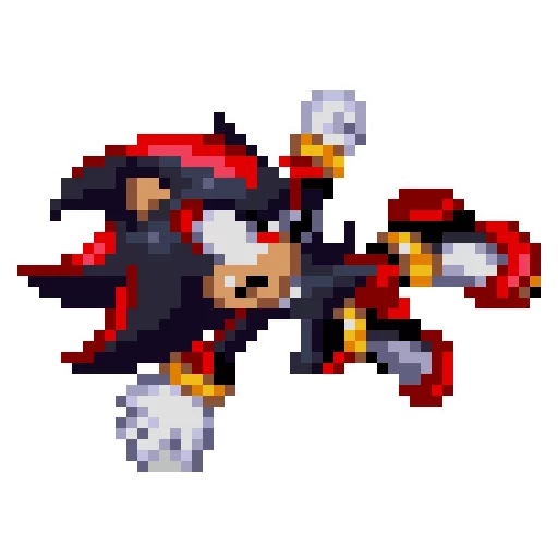 Стикер Telegram «Sonic 3 & Knuckles - Shadow» 😠