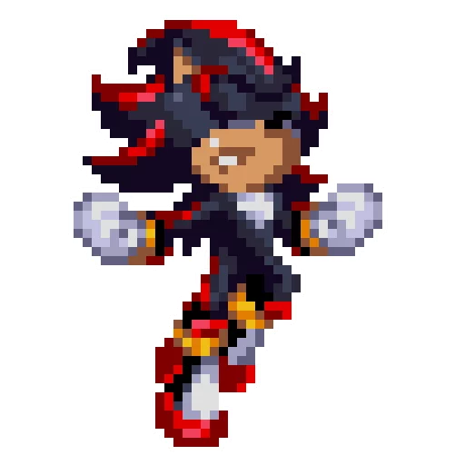 Sonic 3 & Knuckles - Shadow emoji ✊️