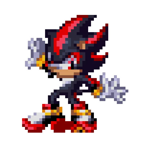 Sonic 3 & Knuckles - Shadow stiker 😠