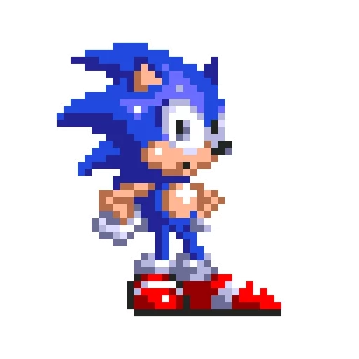 Telegram stiker «Sonic 3 and Knuckles Sonic» 😮