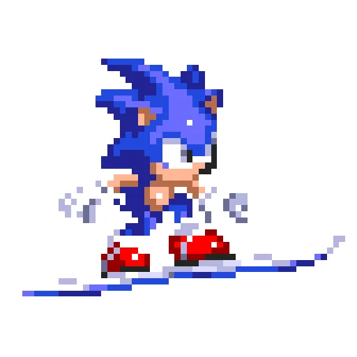 Telegram stiker «Sonic 3 and Knuckles Sonic» 🏄