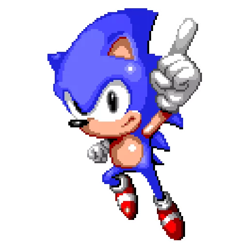 Sonic 3 and Knuckles Sonic sticker 👆