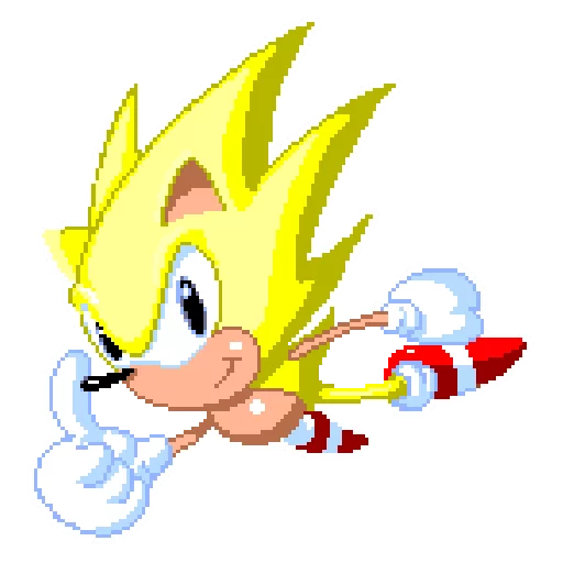Telegram stiker «Sonic 3 and Knuckles Sonic» 👍