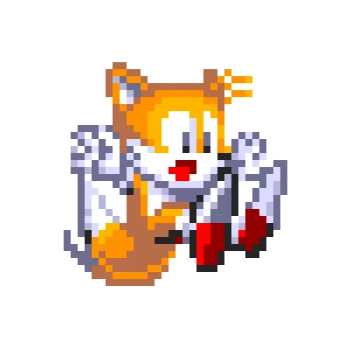 Telegram Sticker «Sonic 3 and Knuckes Tails» 😱