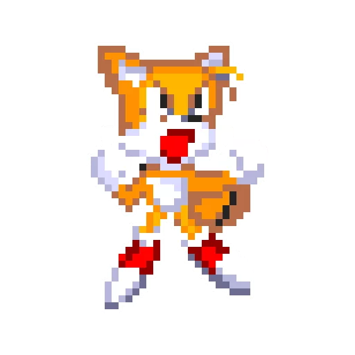 Sonic 3 and Knuckes Tails stiker 😠