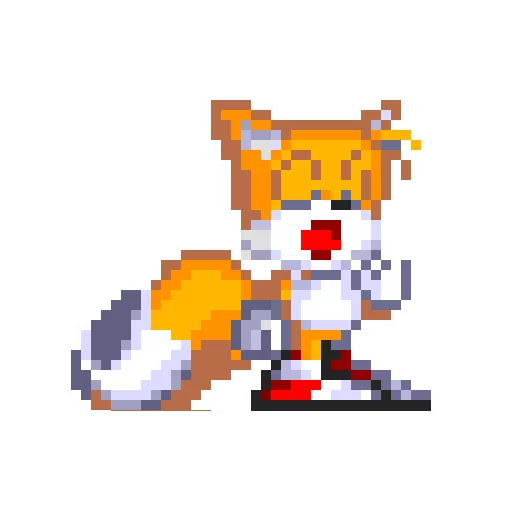 Sonic 3 and Knuckes Tails sticker 😴