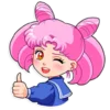 Telegram emoji Sailor Moon