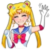 Telegram emoji Sailor Moon