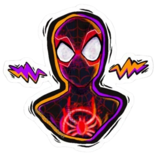 Spider verse sticker ⚫